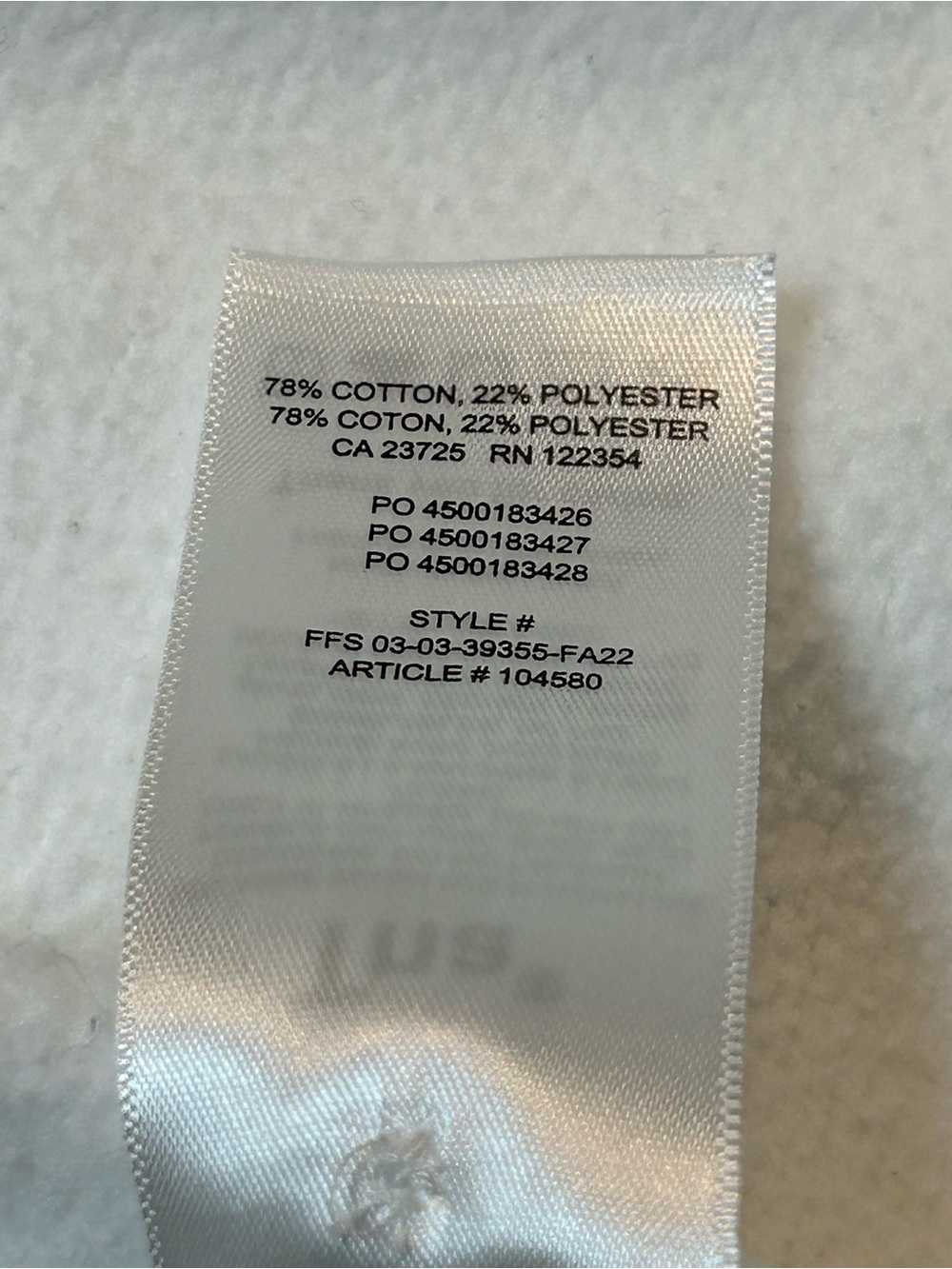 Aritzia Tna Cozy Fleece Boyfriend Polo Pullover Sweatshirt White - Picture 9 of 9